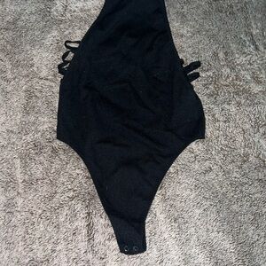 Fashion Nova Black Bodysuit